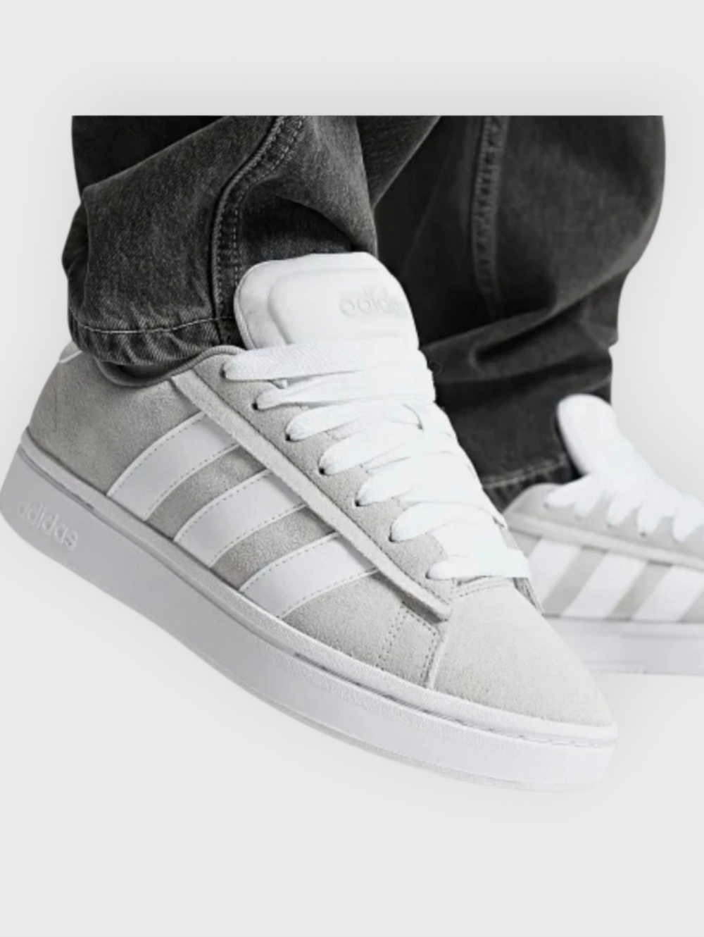 NEW Adidas Grand Court Alpha Women's Sneaker Skater Suede Shoes Retro Cloudfoam - Picture 14 of 14